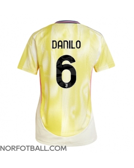 Billige Fotballdrakt Juventus Danilo Luiz #6 Replika Bortedrakt Dame 2024-25 Kortermet